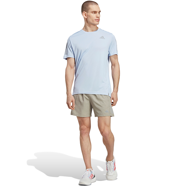 Tricou bărbătesc Adidas OWN THE RUN TEE L Albastru deschis photo 2
